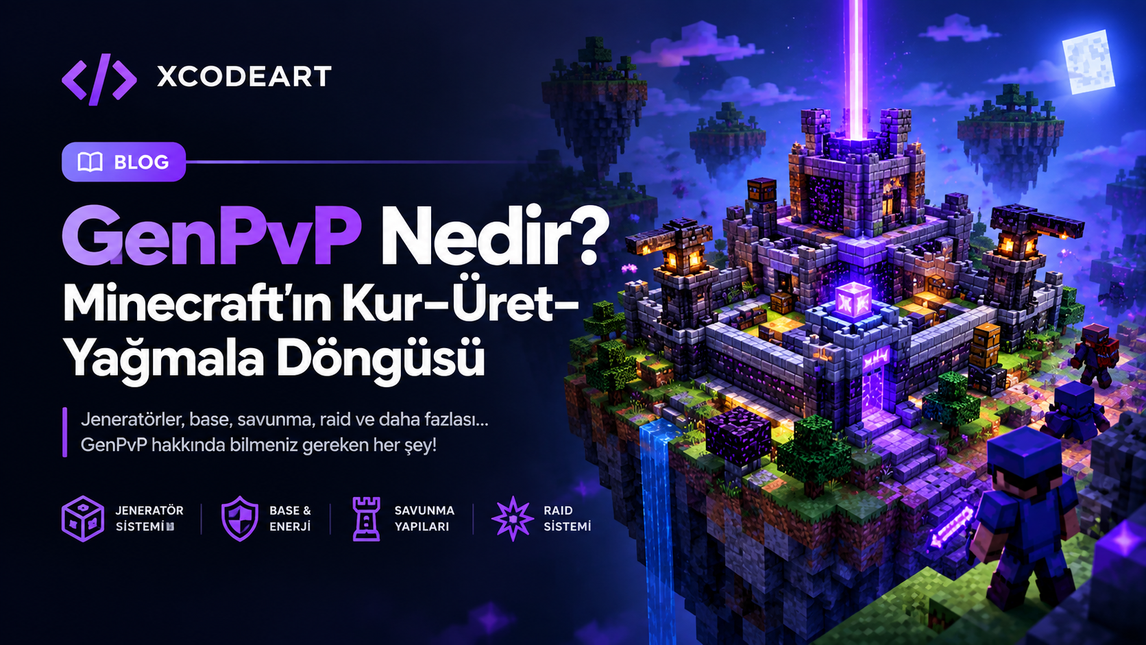 GenPvP Nedir? Minecraft'ın Kur–Üret–Yağmala Döngüsü