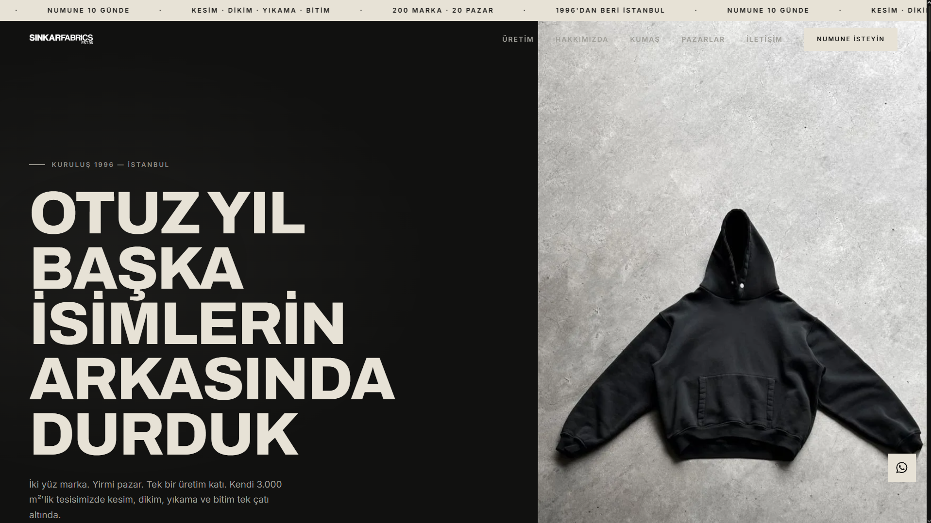 SinkarFabrics Resmi Sitesi